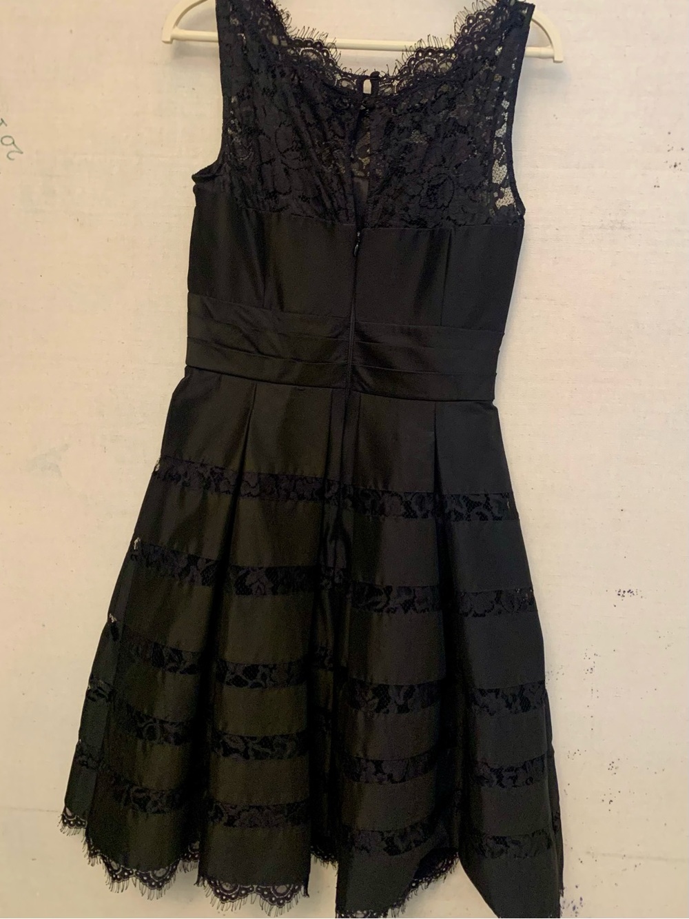 White House Black Market Black Lace Midi Dress, Size 4 - Picture 12 of 12
